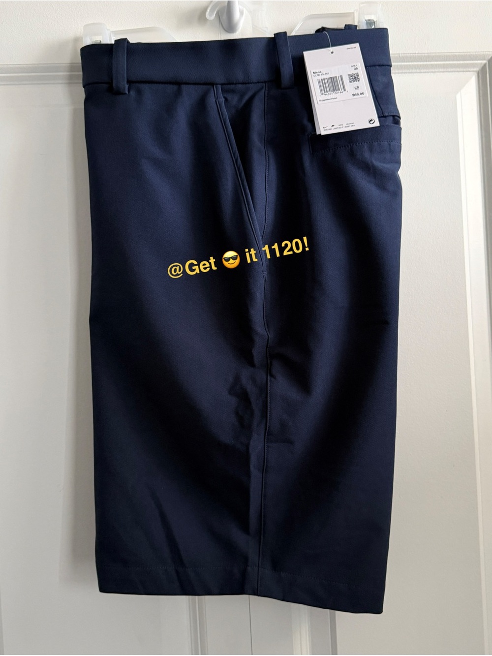 Nike Dri-FIT Men's Golf Shorts Obsidian CU9740-451 Size 35 - Picture 2 of 16